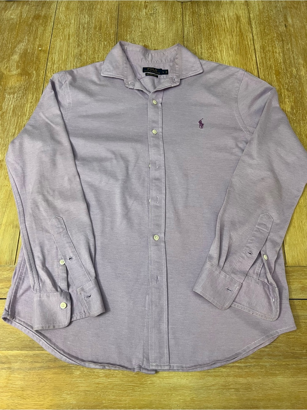 Ralph Lauren Pale Lavender Button-Down Oxford Shirt